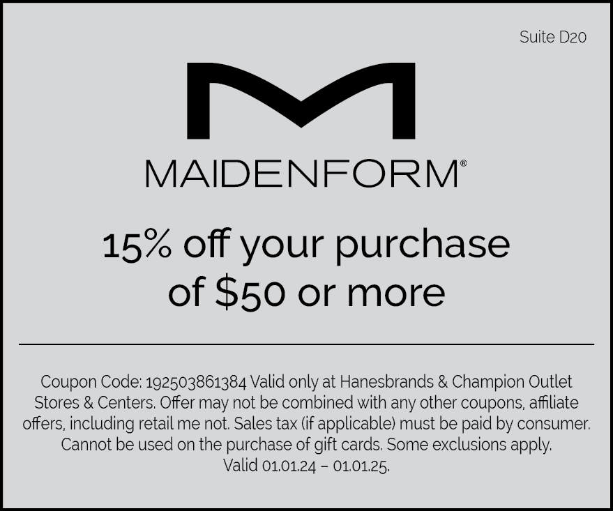 20% off Maidenform Coupons, Promo Codes